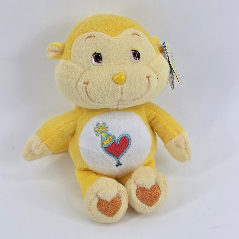 Care Bears Cousins Playful Heart Monkey 8" Plush Limited Edition 2003 New! Vtg